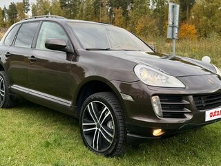 2008 Porsche Cayenne S I Рестайлинг (957), коричневый, 1200000 рублей, вид 5