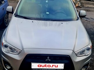 2014 Mitsubishi ASX I Рестайлинг, серебристый, 950000 рублей, вид 2