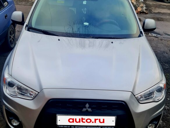 2014 Mitsubishi ASX I Рестайлинг, серебристый, 950000 рублей - вид 1