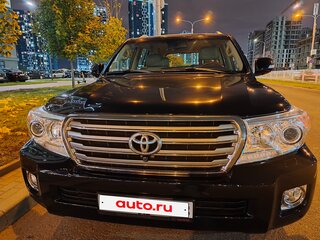 2012 Toyota Land Cruiser 200 Series Рестайлинг 1, чёрный, 5700000 рублей, вид 2