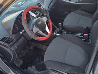 2011 Hyundai Solaris I, чёрный, 750000 рублей, вид 4