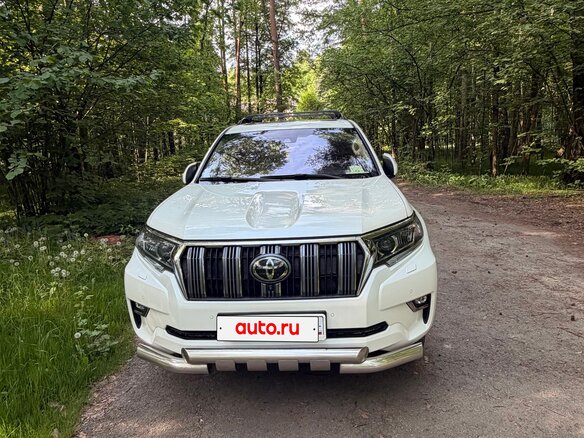 2020 Toyota Land Cruiser Prado 150 Series Рестайлинг 2, белый, 5999000 рублей
