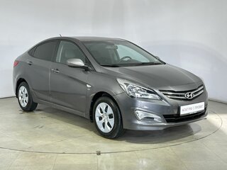 2016 Hyundai Solaris I Рестайлинг, серый, 1000000 рублей, вид 4