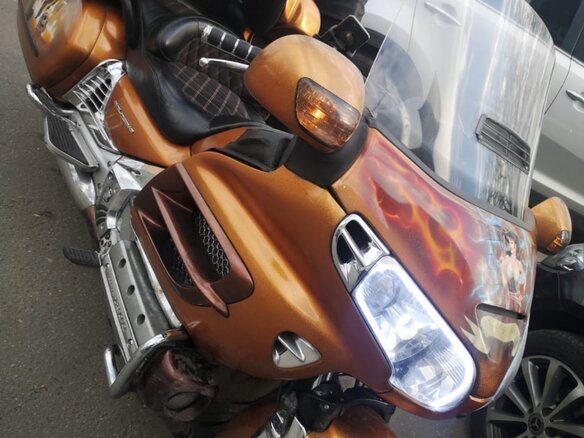 2002 Honda GL 1800 Gold Wing, оранжевый, 990000 рублей - вид 6