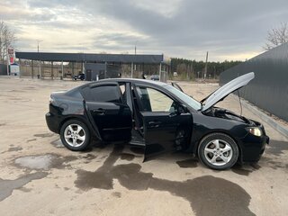 2007 Mazda 3 I (BK) Рестайлинг, чёрный, 400000 рублей, вид 3