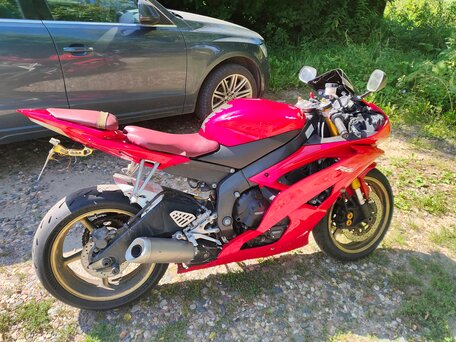 2008 Yamaha YZF-R6, красный, 496000 рублей, вид 2