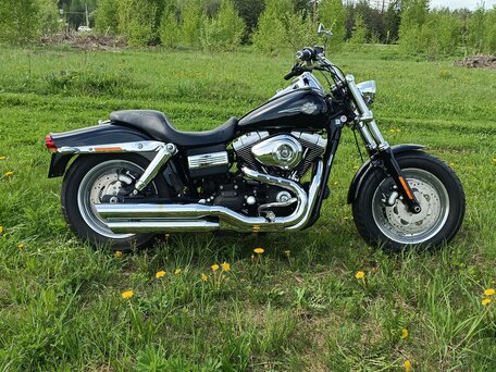 2010 Harley-Davidson Fat Bob, чёрный, 800000 рублей, вид 5