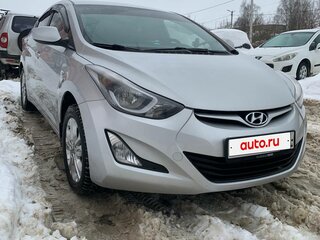 2014 Hyundai Elantra V (MD) Рестайлинг, серебристый, 1090000 рублей, вид 2