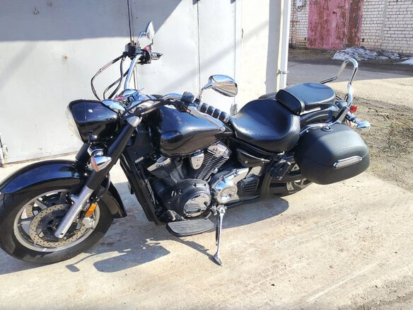 2012 Yamaha XVS1300, чёрный, 670000 рублей - вид 4