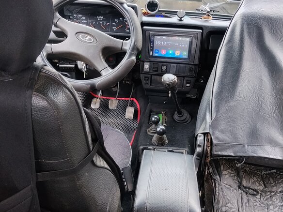 2003 Lada (ВАЗ) 2121 (4x4) I Рестайлинг, синий, 450000 рублей - вид 10