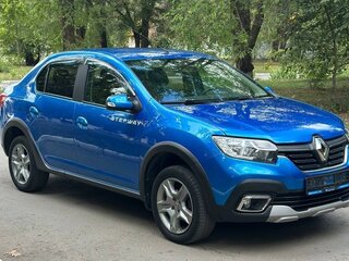 2019 Renault Logan Stepway II Рестайлинг, синий, 1230000 рублей, вид 3