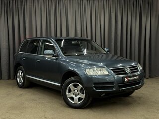 2003 Volkswagen Touareg I, серый, 599999 рублей, вид 2