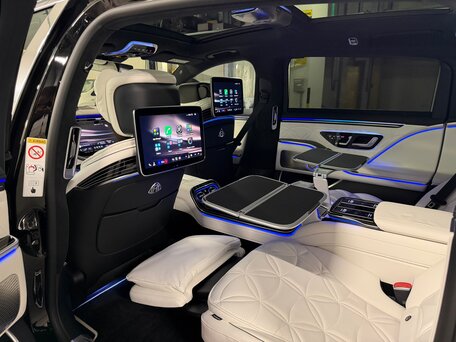 2026 Mercedes-Benz Maybach S-Класс 580 II (Z223) Рестайлинг, чёрный, 41875000 рублей, вид 4
