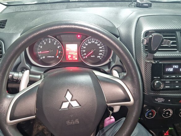 2014 Mitsubishi ASX I Рестайлинг, серый, 1350000 рублей - вид 3