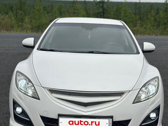 2011 Mazda 6 II (GH) Рестайлинг, белый, 1200000 рублей