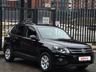2012 Volkswagen Tiguan I Рестайлинг, чёрный, 1270000 рублей, вид 2
