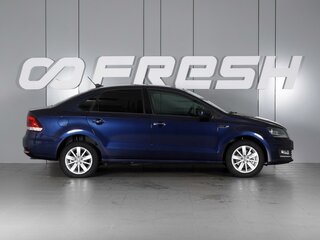 2017 Volkswagen Polo V Рестайлинг, синий, 1249000 рублей, вид 5