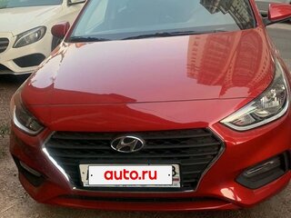2018 Hyundai Solaris II, красный, 1500000 рублей, вид 2