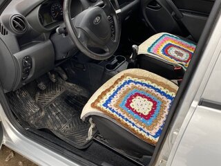2012 Lada (ВАЗ) Granta I, серебристый, 520000 рублей, вид 4