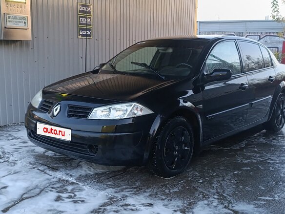 2004 Renault Megane II, чёрный, 230000 рублей