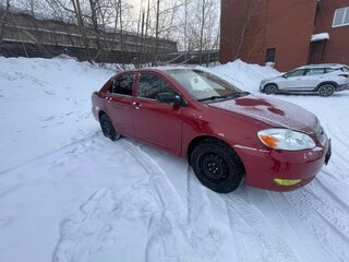 2002 Toyota Corolla IX (E120, E130), красный, 620000 рублей, вид 3