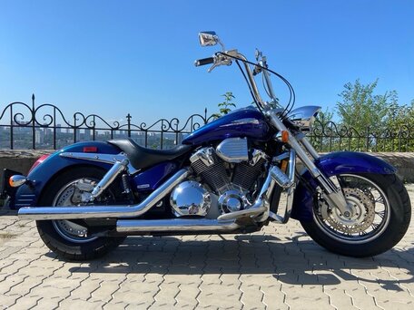 2003 Honda VTX 1800, синий, 690000 рублей, вид 4