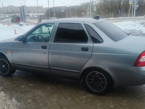 2011 Lada (ВАЗ) Priora I, серый, 425000 рублей - вид 4
