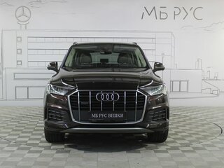 2021 Audi Q7 45 TDI II (4M) Рестайлинг, коричневый, 7499000 рублей, вид 4