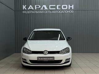 2013 Volkswagen Golf VII, белый, 878000 рублей, вид 3