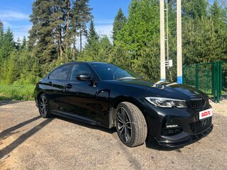 2020 BMW 3 серии 320d xDrive VII (G2x), чёрный, 3300000 рублей, вид 4