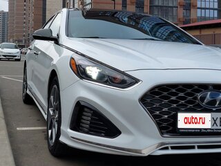 2018 Hyundai Sonata VII (LF) Рестайлинг, белый, 1790000 рублей, вид 3