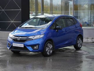 2017 Honda Fit III Рестайлинг, синий, 1155000 рублей, вид 1