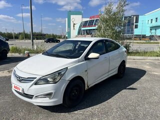 2016 Hyundai Solaris I Рестайлинг, белый, 399999 рублей, вид 3