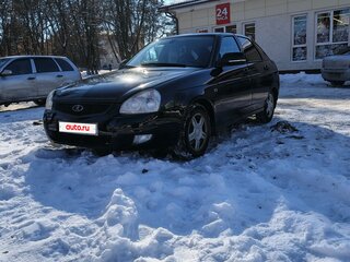 2008 Lada (ВАЗ) Priora I, чёрный, 245000 рублей, вид 1