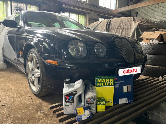 2003 Jaguar S-Type R I, чёрный, 1500000 рублей - вид 10