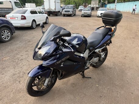 2002 Honda VFR 800, синий, 430000 рублей, вид 4