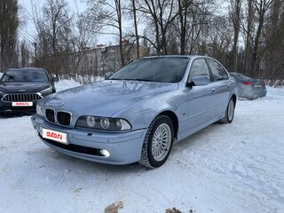 2002 BMW 5 серии 520i IV (E39) Рестайлинг, голубой, 850000 рублей, вид 2