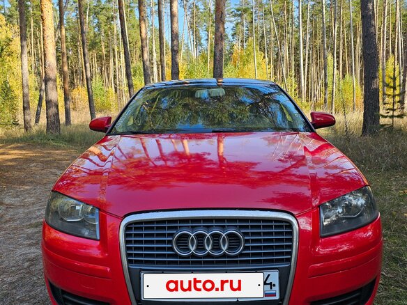 2005 Audi A3 II (8P) Рестайлинг 1, красный, 620000 рублей