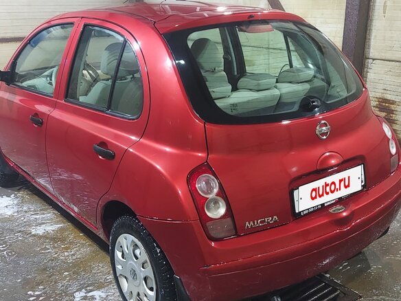 2006 Nissan Micra III (K12), красный, 350000 рублей - вид 2