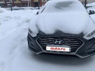 2018 Hyundai Sonata VII (LF) Рестайлинг, чёрный, 1800000 рублей, вид 1