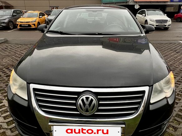 2008 Volkswagen Passat B6, чёрный - вид 2