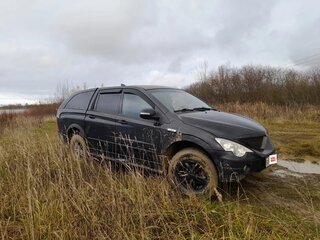 2008 SsangYong Actyon Sports I, чёрный, 500000 рублей, вид 4