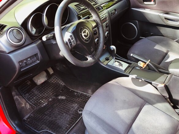 2006 Mazda 3 I (BK) Рестайлинг, красный, 470000 рублей - вид 8