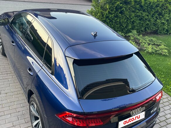 2019 Audi Q8 55 TFSI I (4M), синий - вид 10