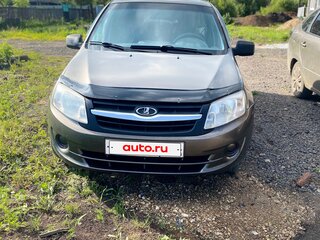 2014 Lada (ВАЗ) Granta I, коричневый, 325000 рублей, вид 2