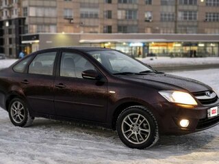2015 Lada (ВАЗ) Granta I, пурпурный, 325000 рублей, вид 2