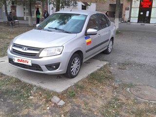 2017 Lada (ВАЗ) Granta I, серебристый, 500000 рублей, вид 1