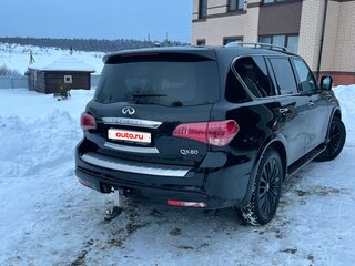 2017 Infiniti QX80 I Рестайлинг, чёрный, 2884000 рублей, вид 3