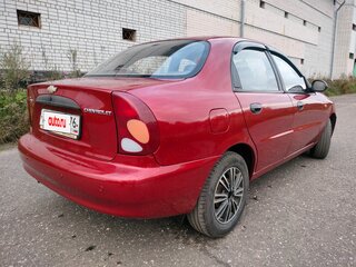 2007 Chevrolet Lanos I, красный, 245000 рублей, вид 3