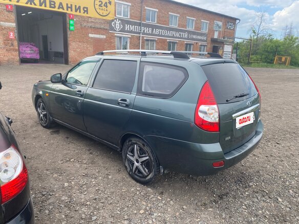 2011 Lada (ВАЗ) Priora I, зелёный, 405000 рублей - вид 4